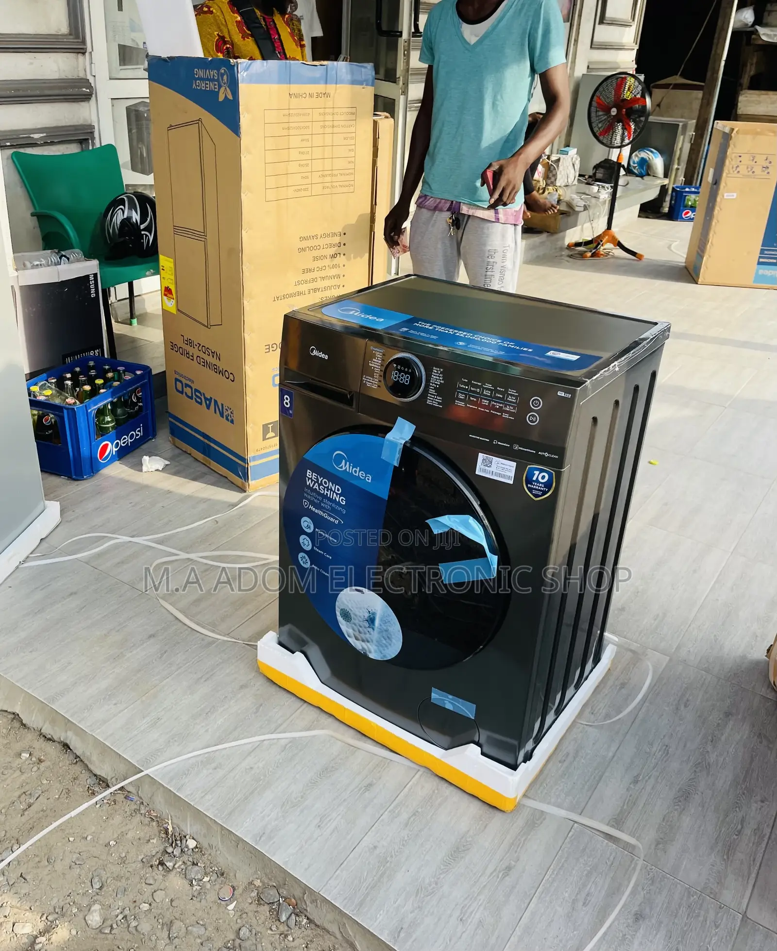Lovely Design Midea MF-200W80WB/T 8kg Washing Machine 