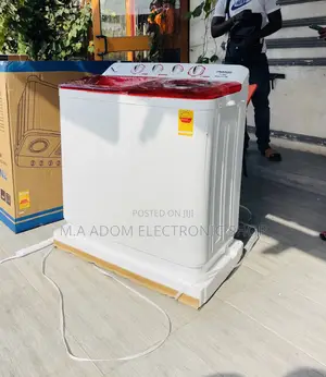 Energy Saving Nasco 11kg Semi-Auto Electric Washing Machine.
