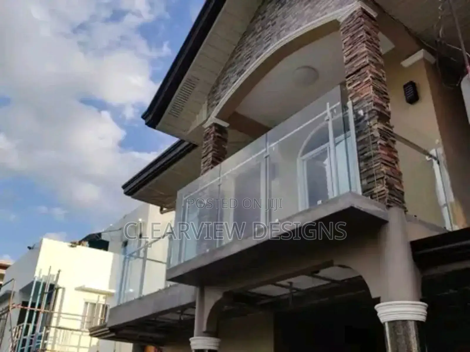 Porch Glass Balustrade/ Frameless Glass Baristers Handrails