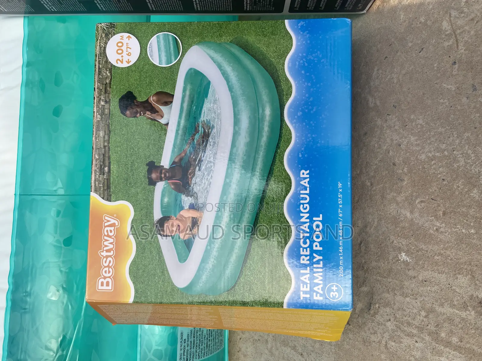 Original Rectangular Swimming Pool for Kids +3yrs Available