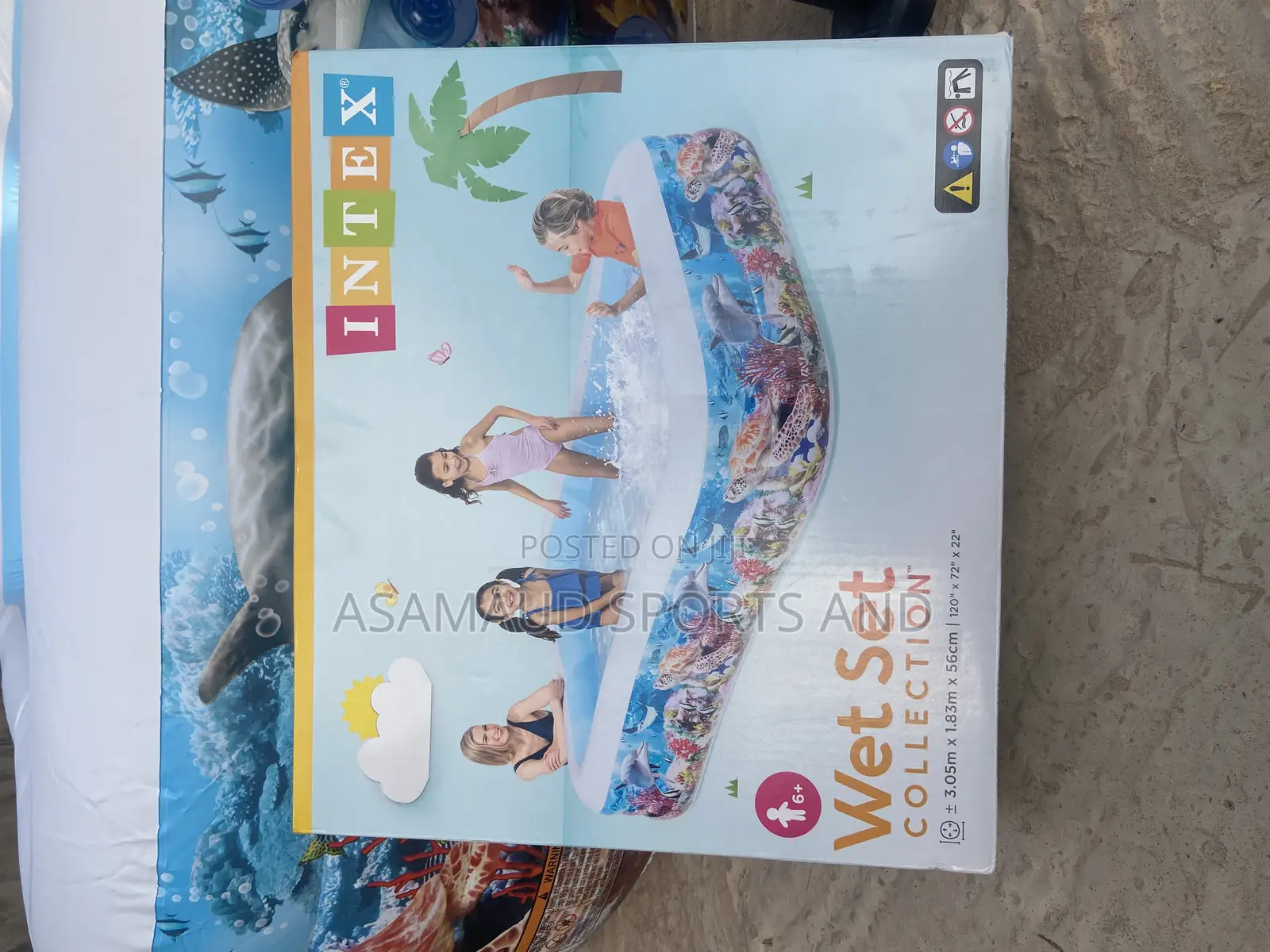 Original Rectangular Family Size Swimming Pool Available