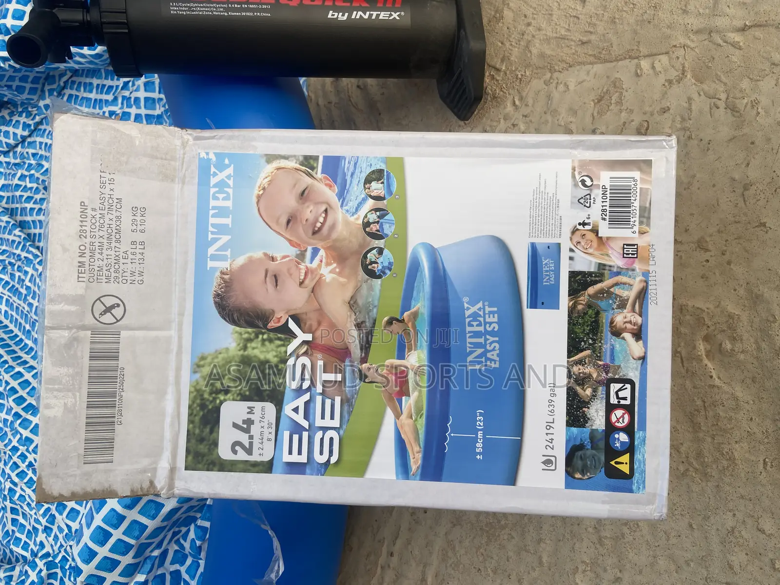 Original Cylindrical Swimming Pool Family Size Available