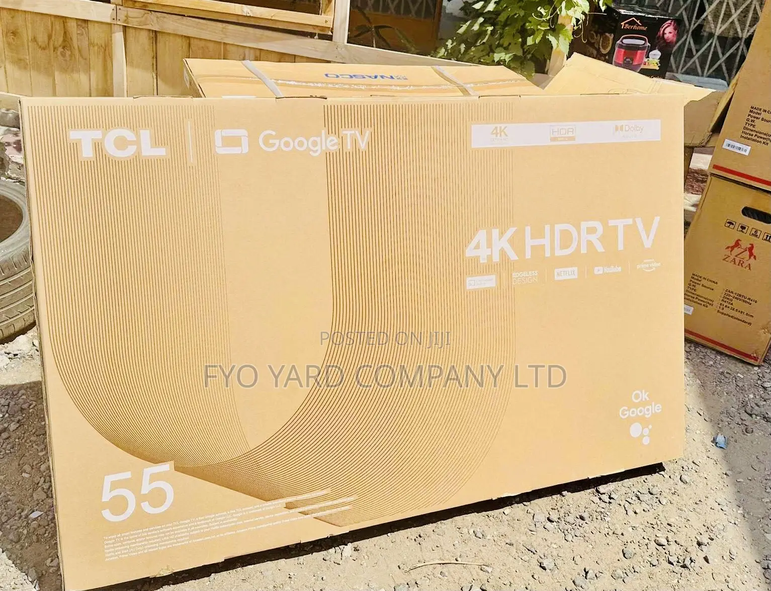 Slim TCL 55p635 Led Uhd 55" Smart Android Television^