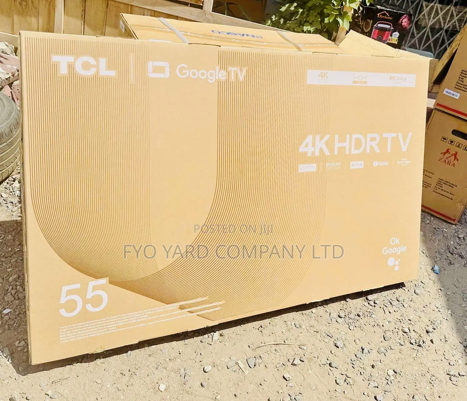 Slim TCL 55p635 Led Uhd 55" Smart Android Television^