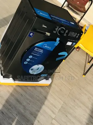 Available 8kg Full Auto Midea Gray Frontload Washer