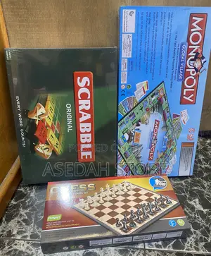 Monopoly, Scrabble and Chess Game