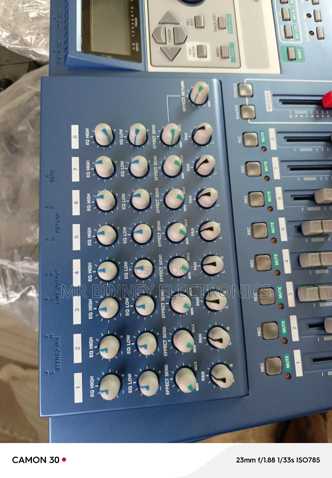 Professional 8 Channel Studio Mixer