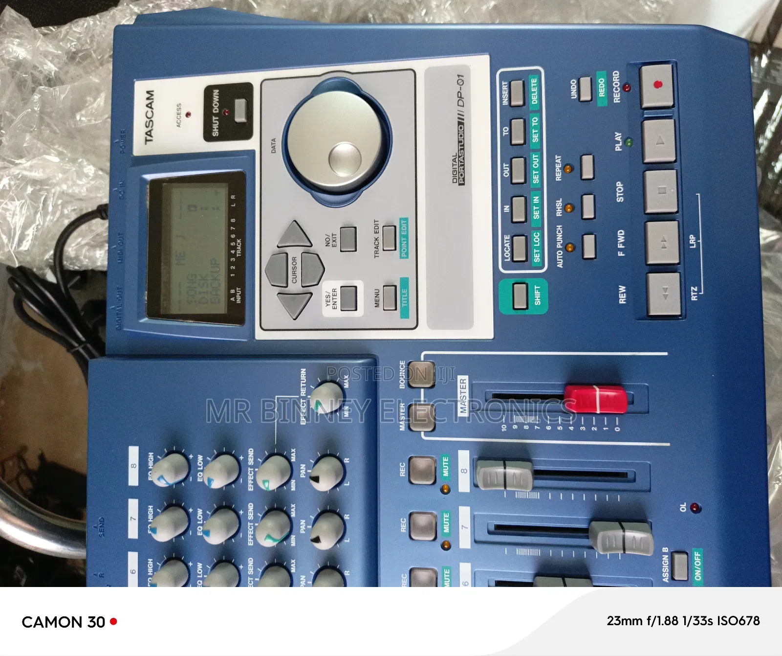 Professional 8 Channel Studio Mixer