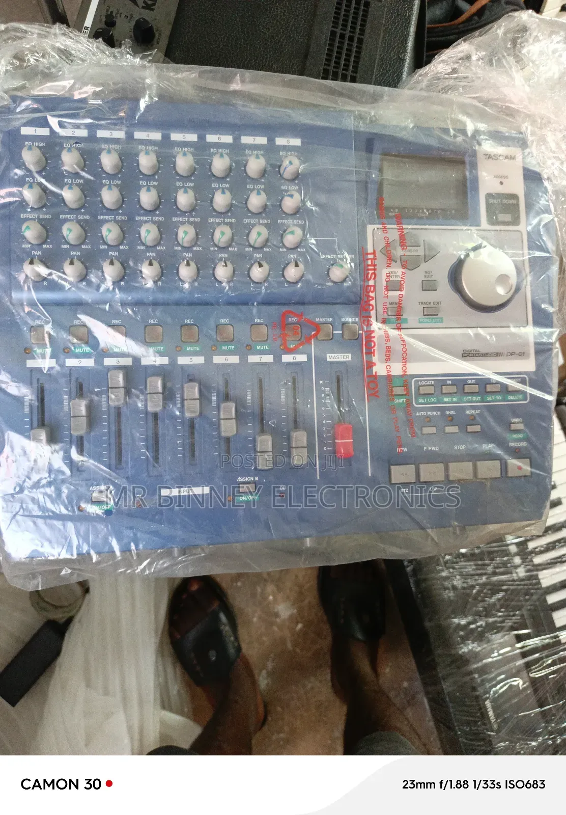 Professional 8 Channel Studio Mixer