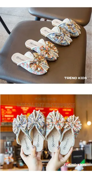 Mistalent Bow-Shaped Baby Girl Slippers Comfort Meets Style