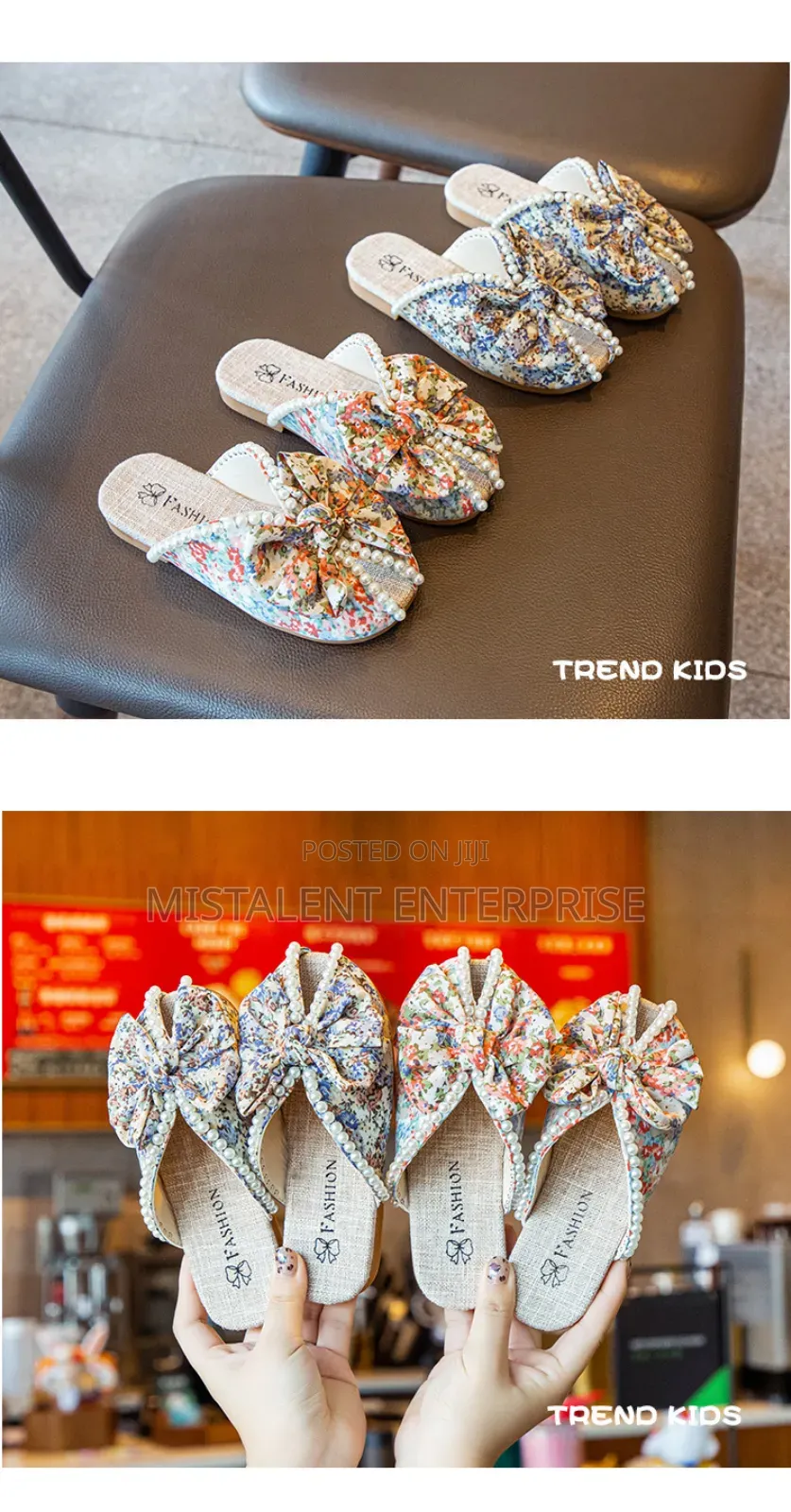 Mistalent Bow-Shaped Baby Girl Slippers Comfort Meets Style