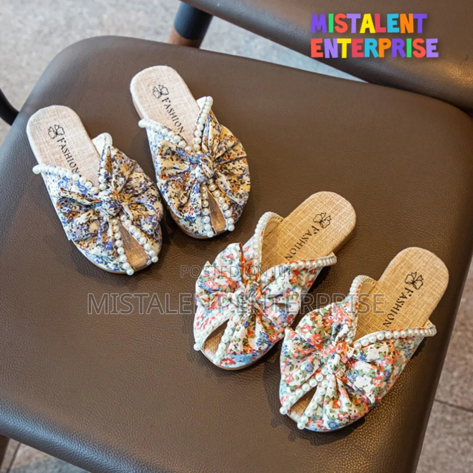 Mistalent Bow-Shaped Baby Girl Slippers Comfort Meets Style