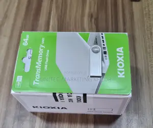 Kioxia 64GB Metal USB 2.0 Flash Drive for High-Speed Data St