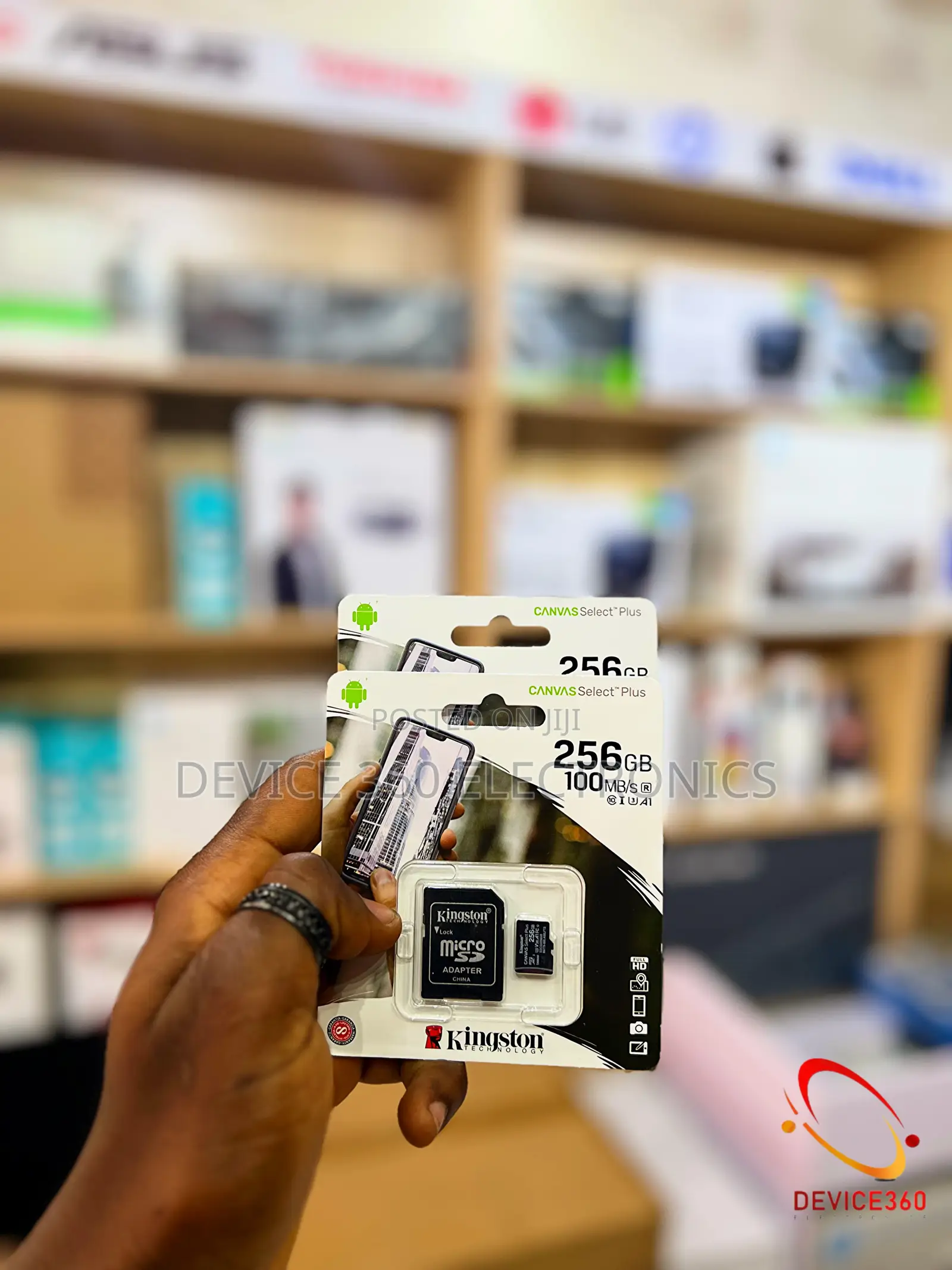 Kingstons 256GB Canvas Select+ UHS-I Microsdxc Memory Card