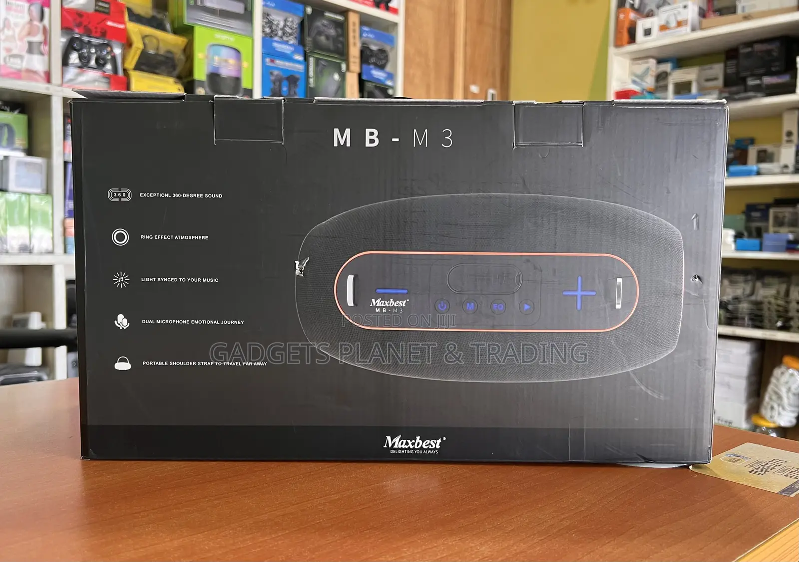 Maxbest Portable Deep Base Bluetooth RGB Speaker Mb - M3