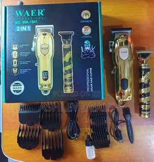 WAER 2in1 Rechargeable Clipper