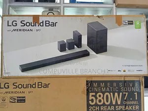 LG Soundbar With Meridian SP7