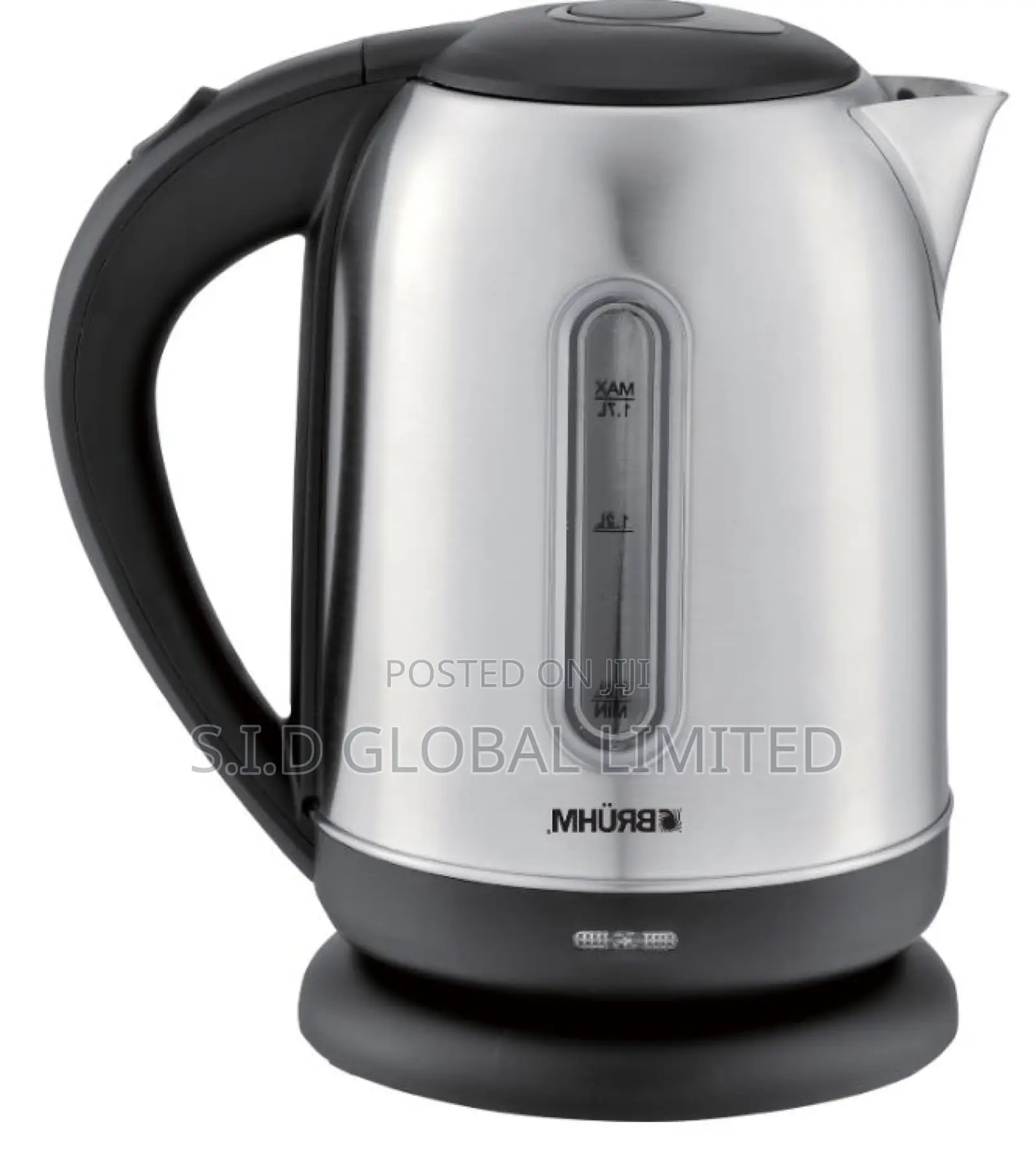 Indulge in Delicious of Bruhm 1.7L Stainless Steel Kettle