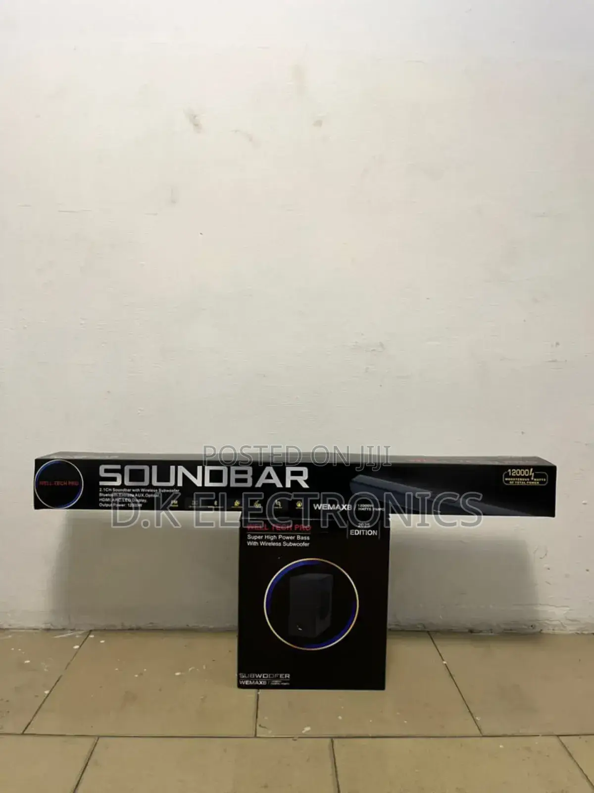 Well Tech Wireless 12000 Watts Soundbar