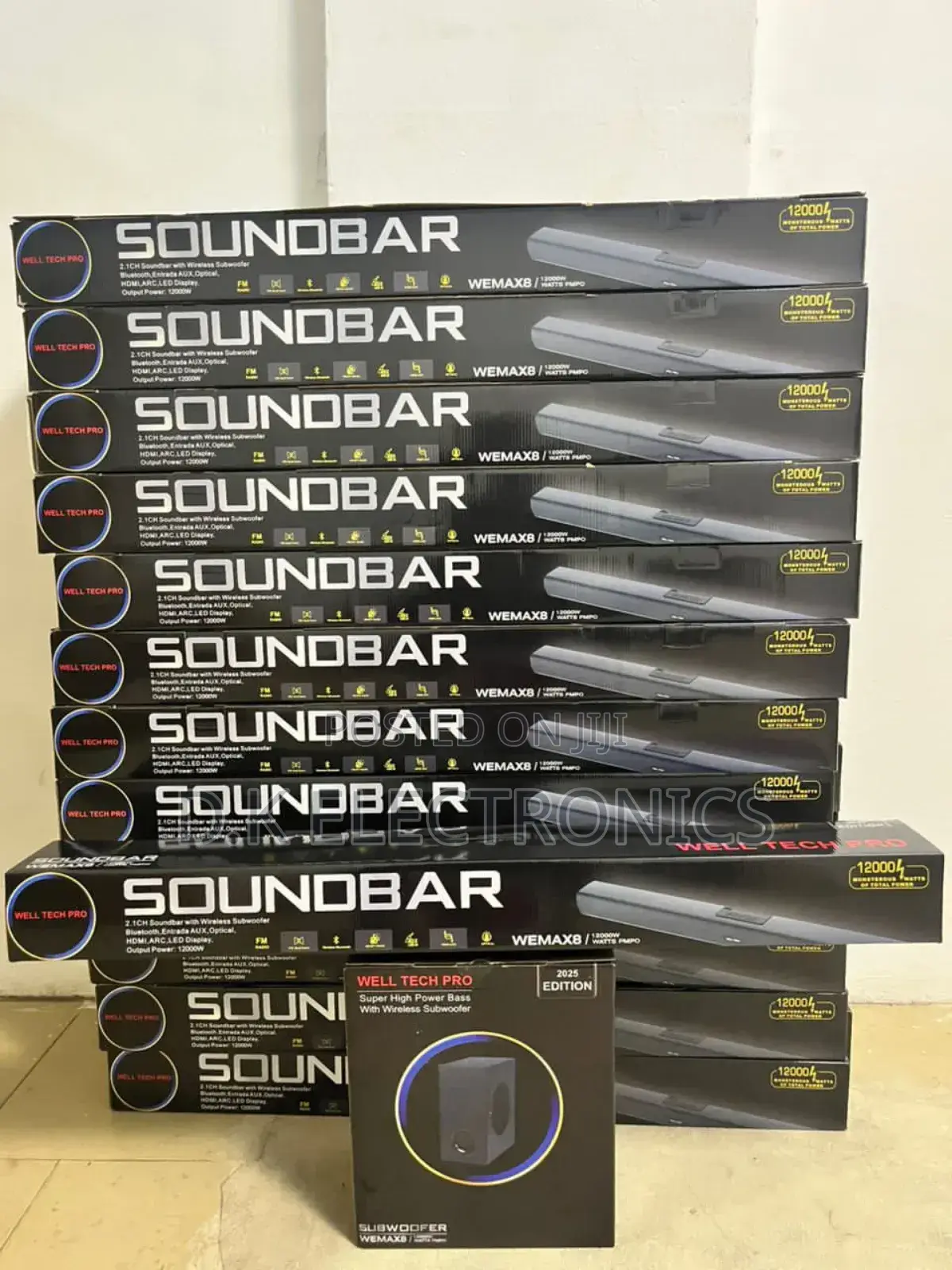 Well Tech Wireless 12000 Watts Soundbar