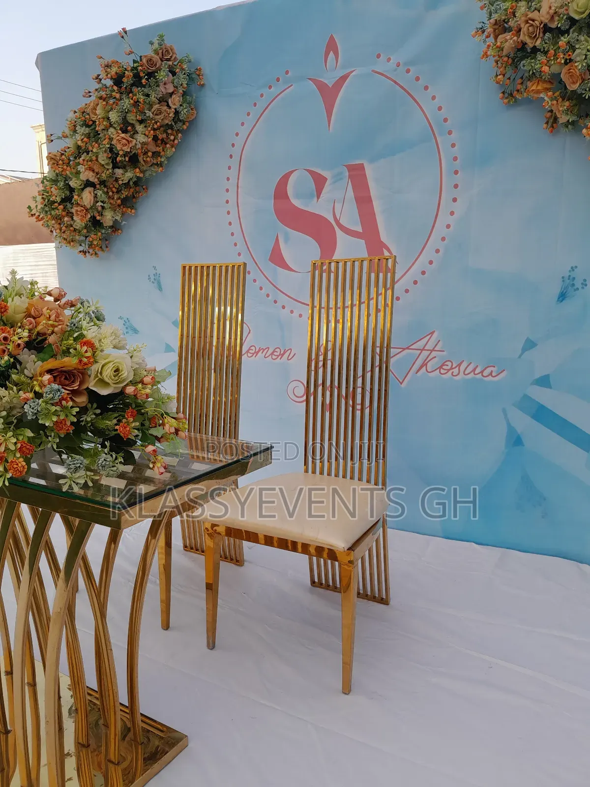 Chairs and Canopy Rental