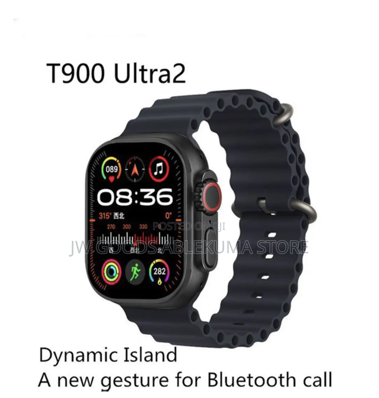 Smart Watch T900 Ultra 2 Black 2.19 Inch BIG