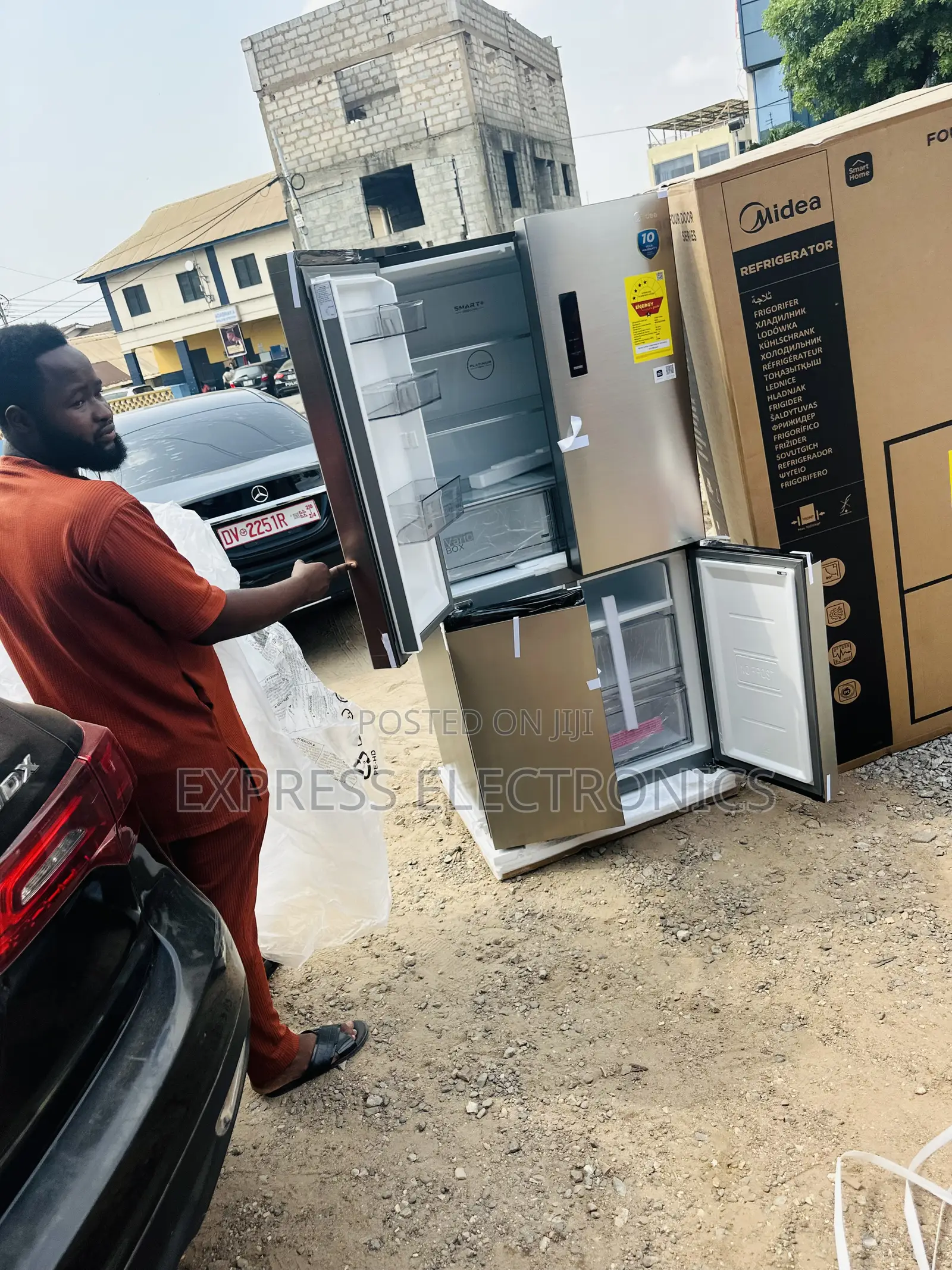 Frost Free 4doors MDRF632FGN46D Midea Fridge