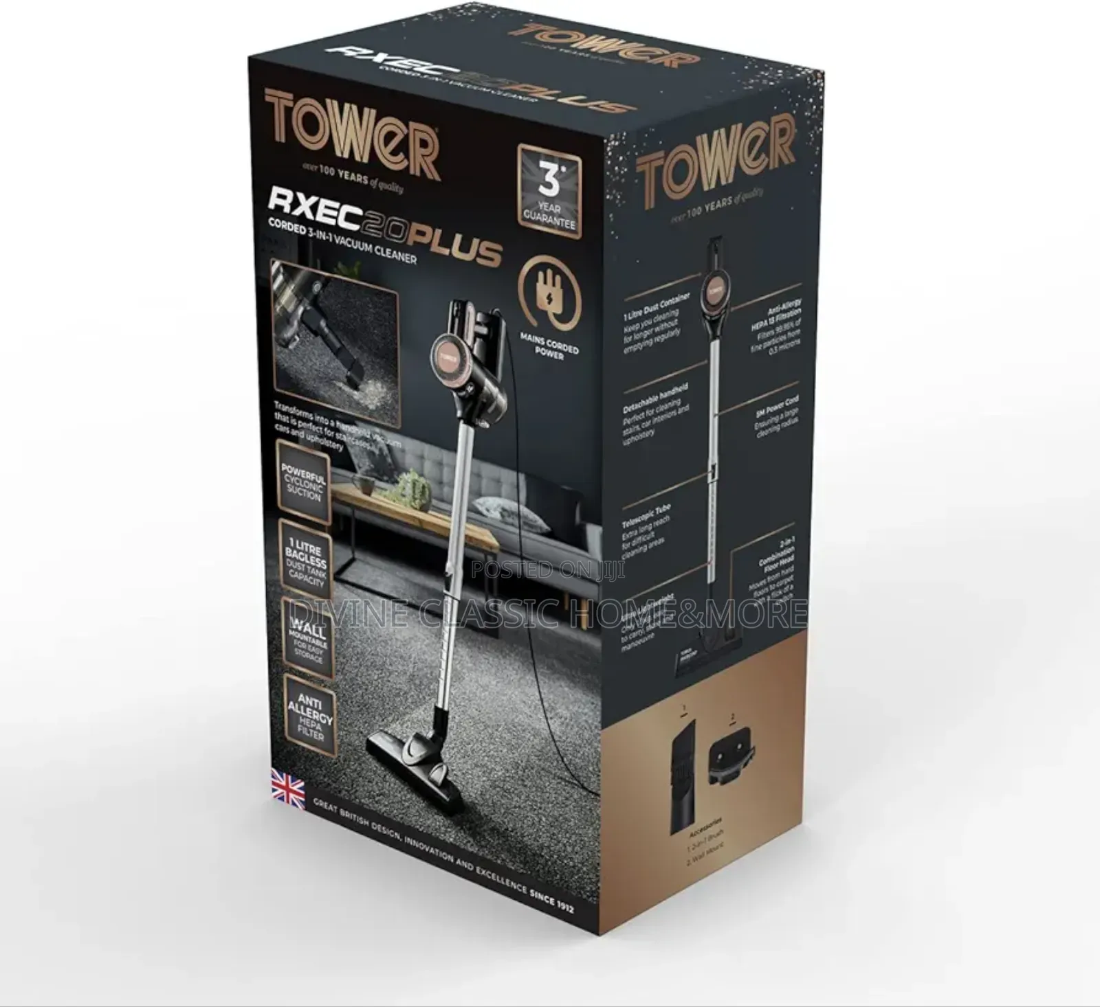 Tower 3in1 Corded Vacuum Cleaner