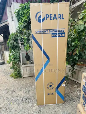 See-Through Inside LED Lamp Display Fridge Pearl