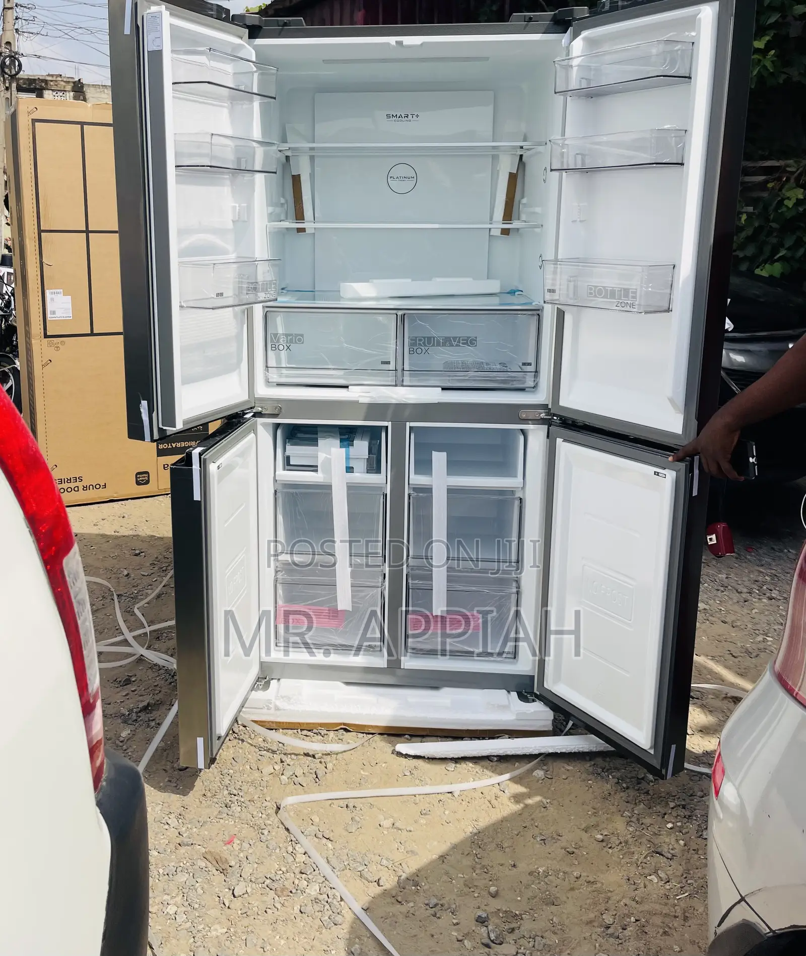 Lovely Design Midea MDRF632FGN46D 474L Electric Fridge.