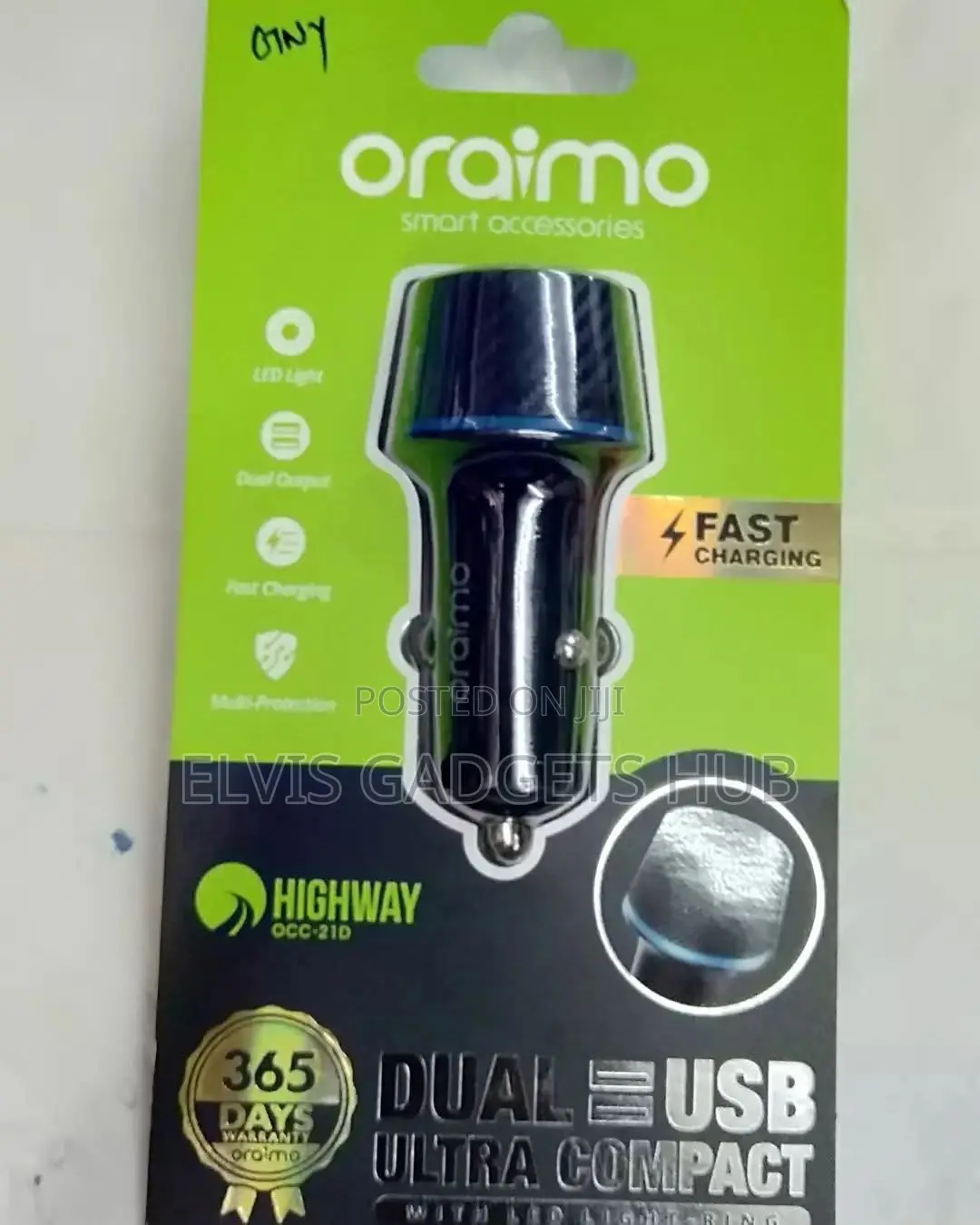 Oraimo Highway OCC-21D Car Charger