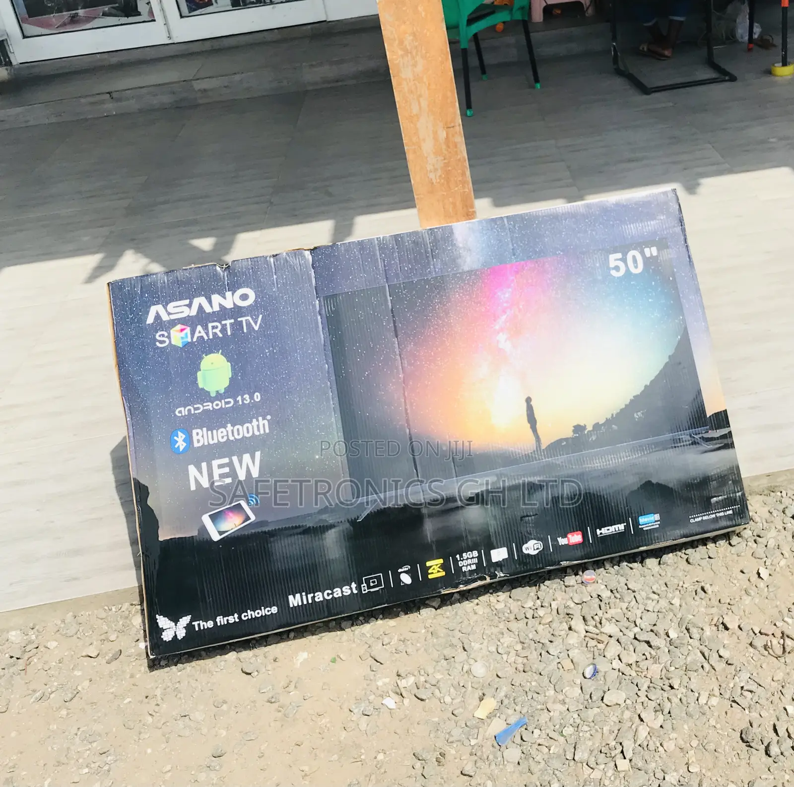 Android Smart 50 Inch Led Asano Google Super New Tv