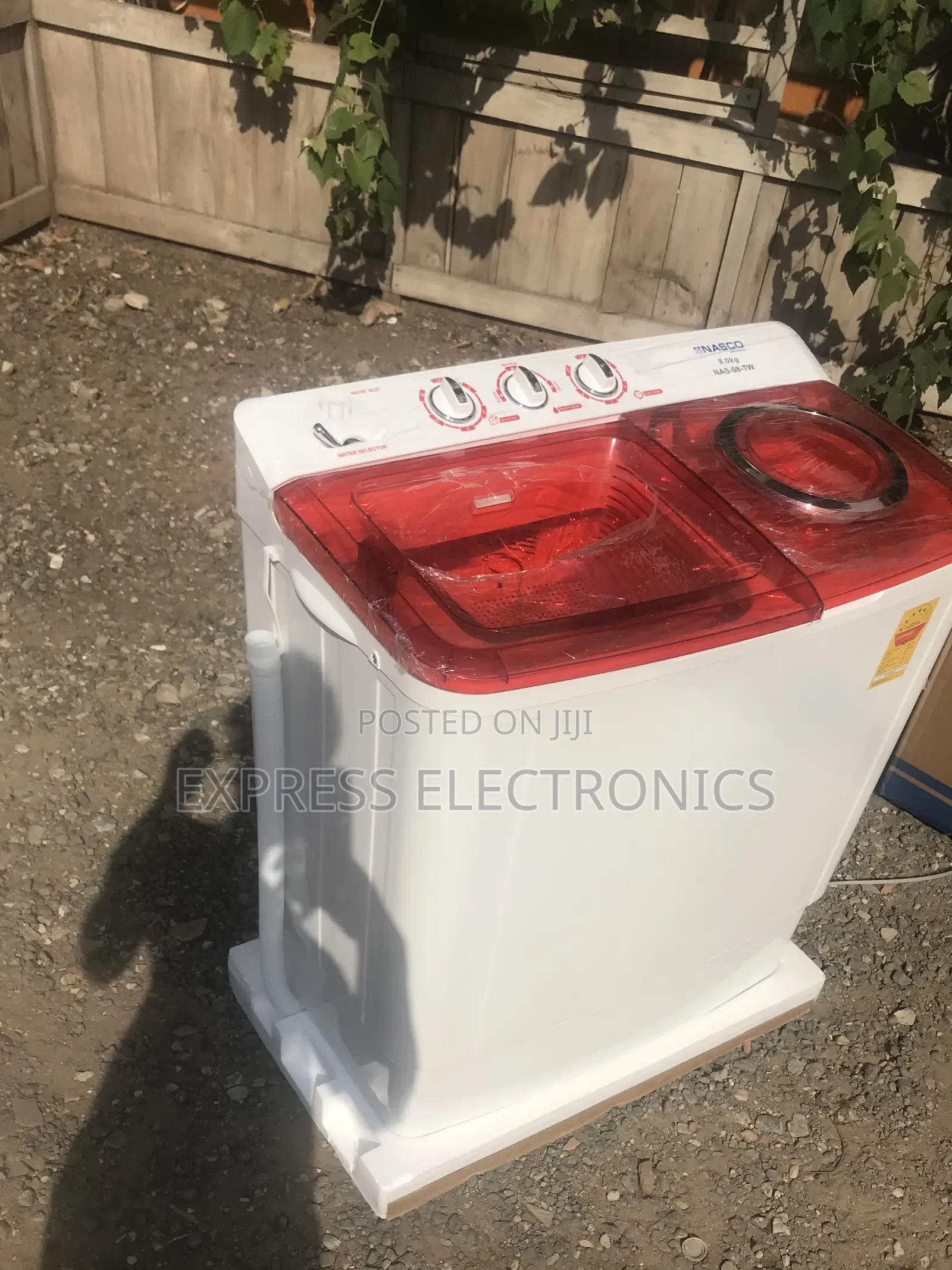 Full Plastic Washing Machine 8kg Topload Nasco