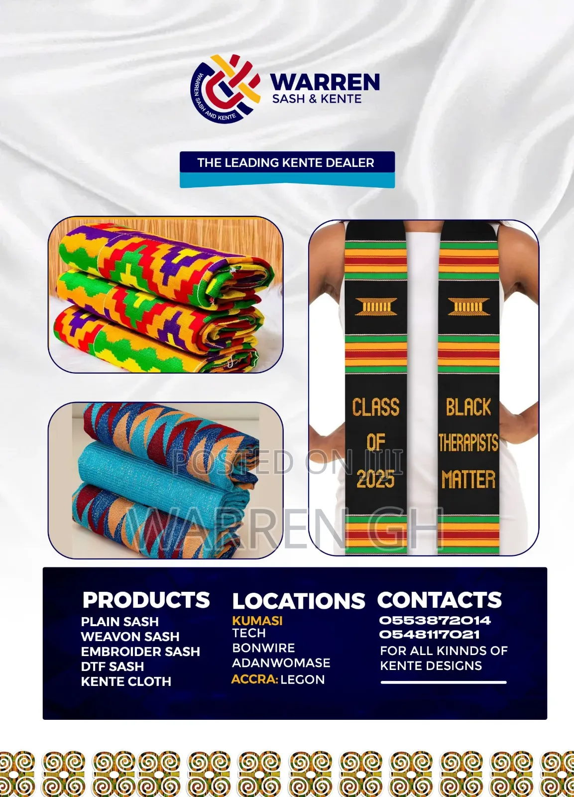Warren's Sash Kente