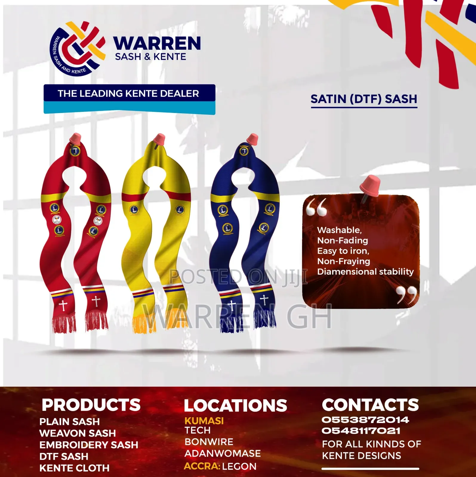Warren's Sash Kente