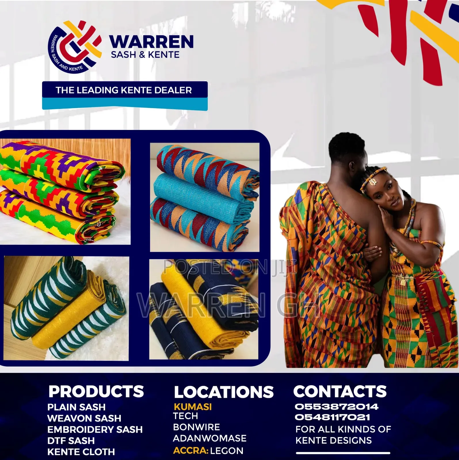 Warren's Sash Kente