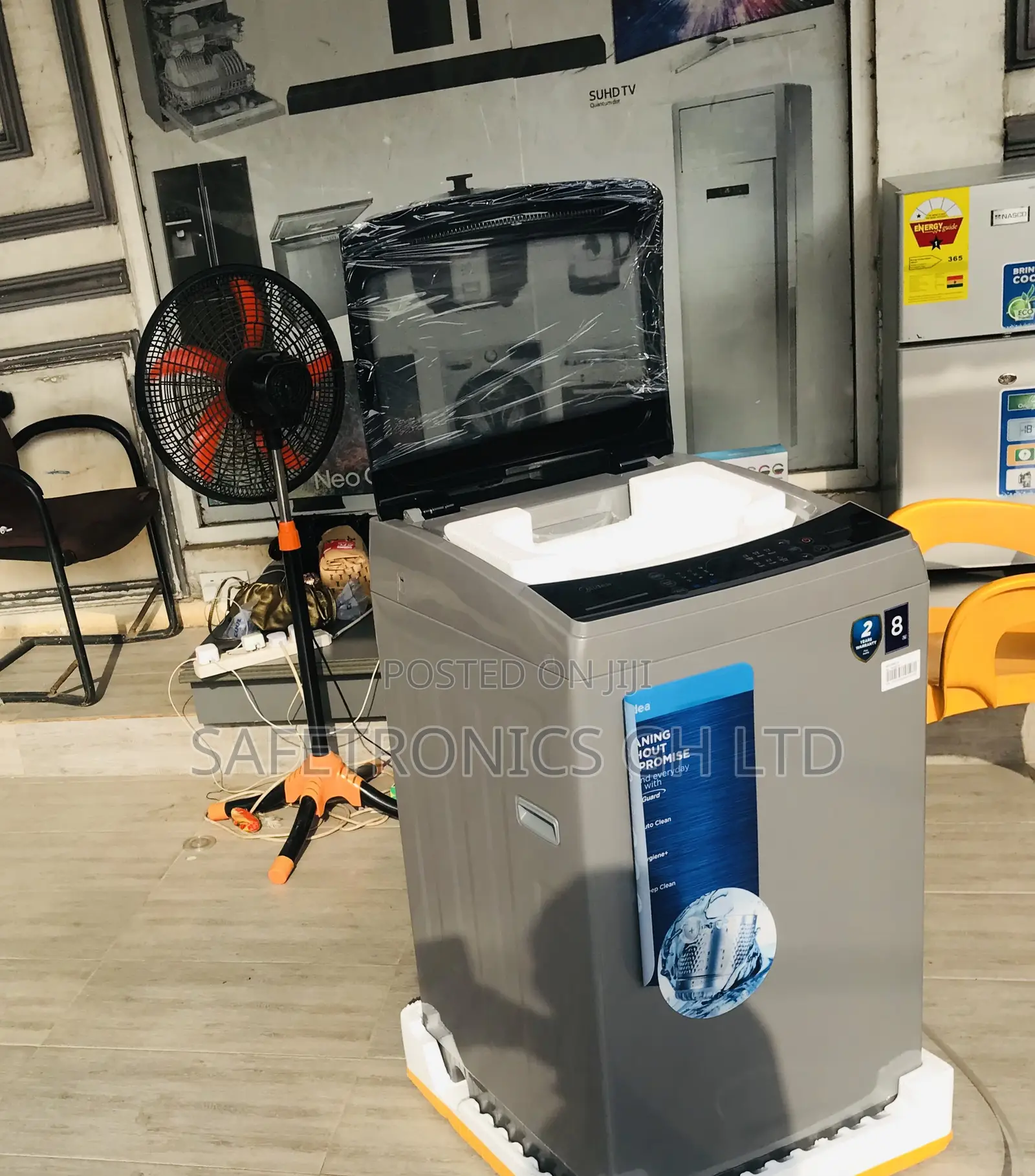 Midea Led Light Display 8kg Topload Full Auto Washer