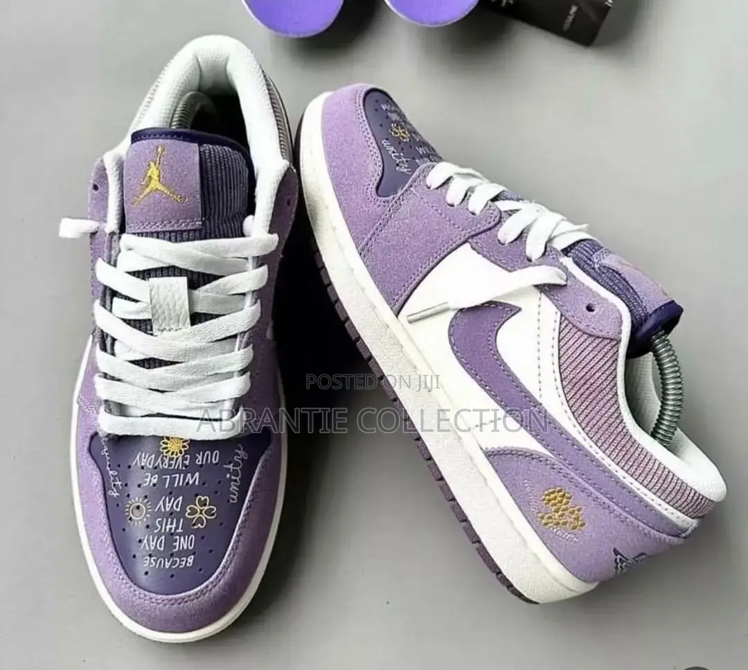 Air Jordan 1 Low Purple/White