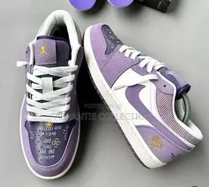Air Jordan 1 Low Purple/White