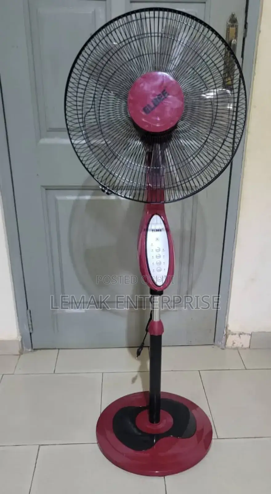 Original Elbee Curvy Remote Control Standing Fan