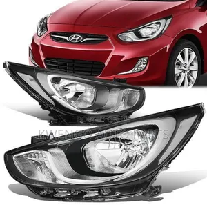 Hyundia Accent Headlight 2011,2012,2013 Pair