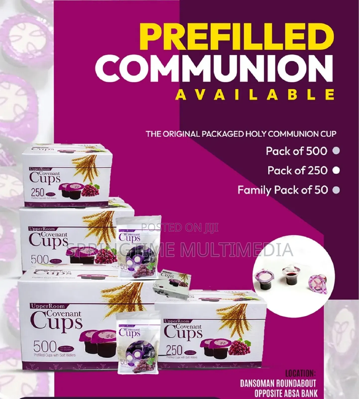 Prefilled Communion Wine