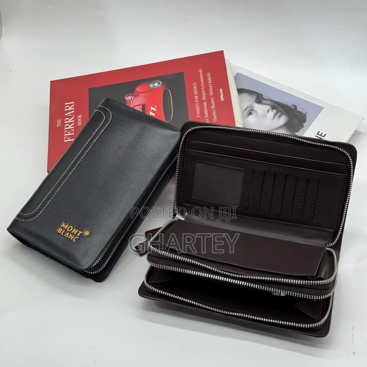 Mont Blanc Long Leather Purse