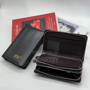 Mont Blanc Long Leather Purse