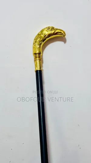 Fashion Royal Crown Walking Stick Black/Gold
