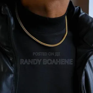 Men Gold Color Franco Chain