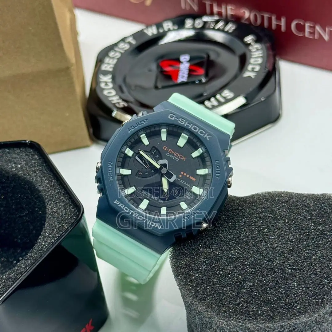 Fashion Waterproof G-Shock Dual Time Watch