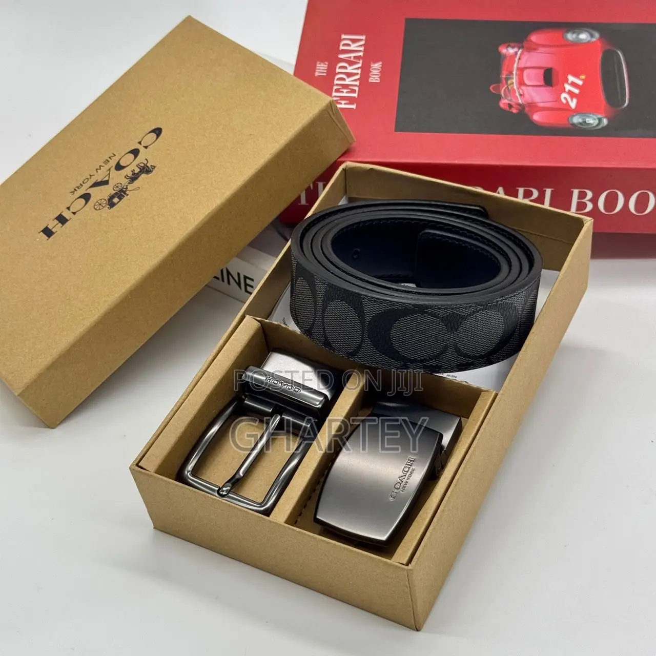 Coach Double Hood Belt Set