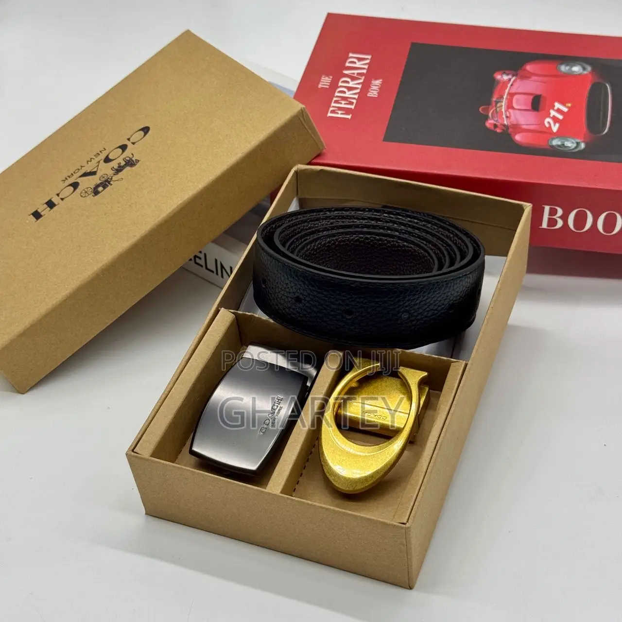 Coach Double Hood Belt Set