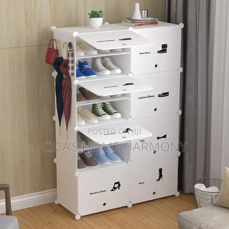 Plastic Cube Shoe Rack